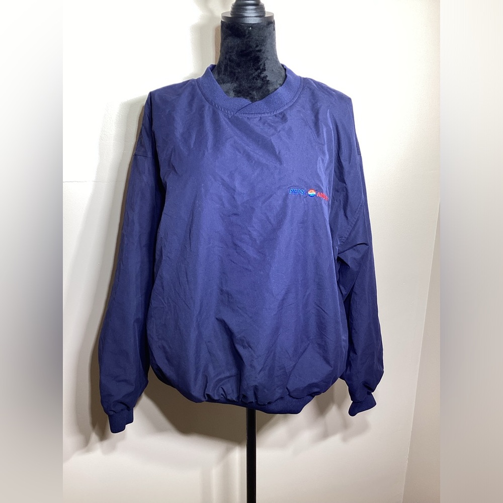 Vantage Pepsi Americas Windbreaker Pullover Size Medium